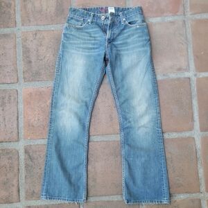 Levi's RED Low Boot  Straight Jeans Classic Denim Style 32×32 Rare!